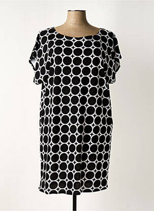 Robe de plage manches courtes noir SUNMARIN femme