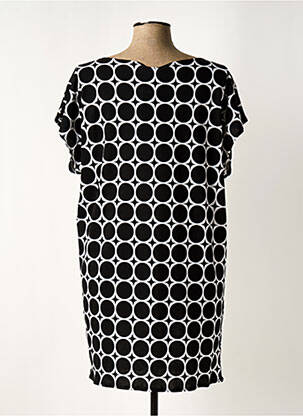 Robe de plage manches courtes noir SUNMARIN femme