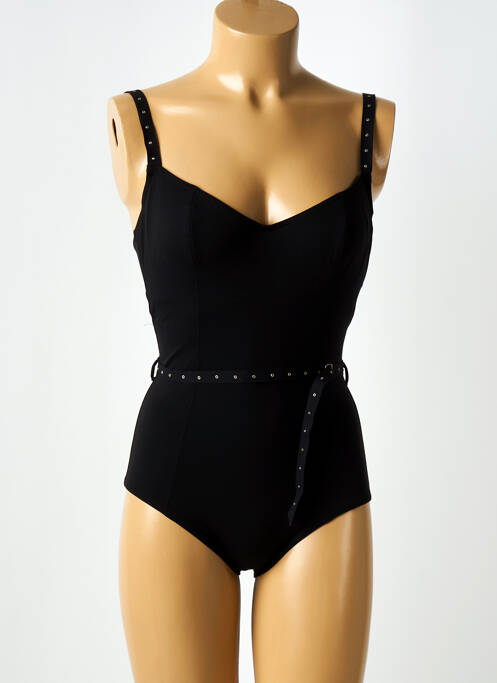 Maillot de bain 1 pièce haut soutien-gorge emboitant haut soutien-gorge emboitant noir MAISON LEJABY femme
