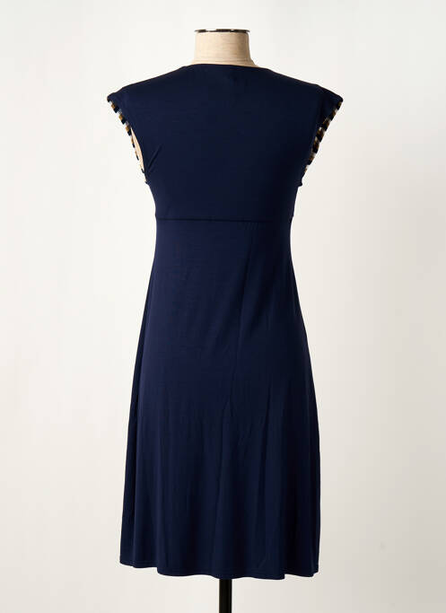 Robe mi-longue bleu ANTIGEL pour femme