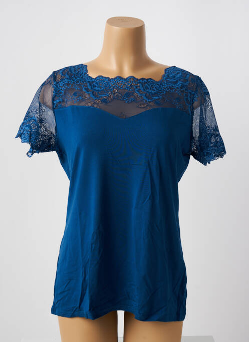 Top bleu JANIRA pour femme