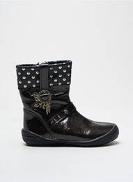 Bottines/boots bout rond bout rond noir BOPY fille
