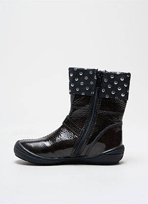 Bottines/boots bout rond bout rond noir BOPY fille