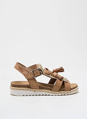 Sandales/nu pieds tissage tissage pailleté bout ouvert or REQINS fille