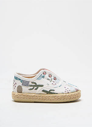 Espadrilles bout rond bout rond blanc GIOSEPPO KIDS fille