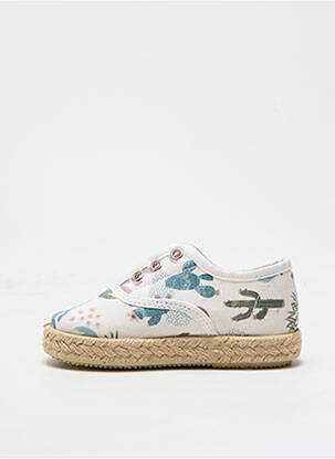 Espadrilles bout rond bout rond blanc GIOSEPPO KIDS fille