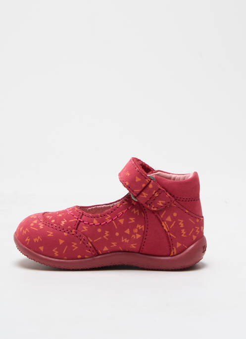 Ballerines rose KICKERS pour fille