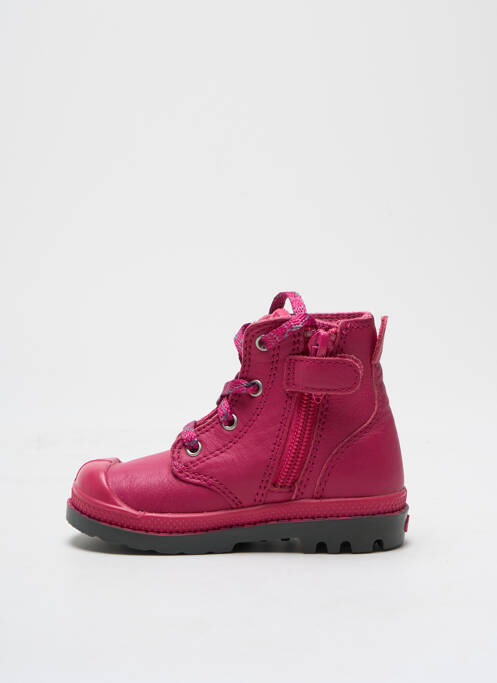 Baskets rose PALLADIUM pour fille