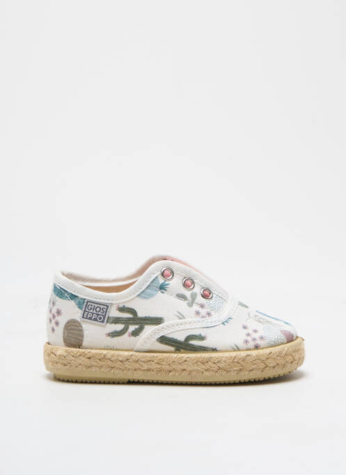 Espadrilles blanc GIOSEPPO KIDS pour fille