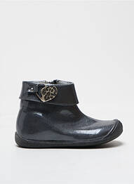 Bottines/boots matière lisse bout rond gris LITTLE MARY fille