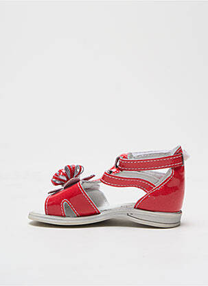 Sandales/nu pieds tissage vernis bout ouvert rose BELLAMY fille