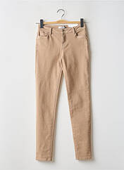 Pantalon slim beige MORGAN pour femme seconde vue