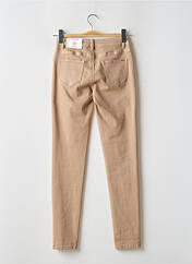 Pantalon slim beige MORGAN pour femme seconde vue