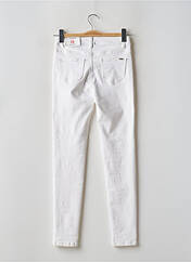 Pantalon slim blanc MORGAN pour femme seconde vue