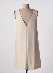 Robe mi-longue beige GRACE & MILA pour femme seconde vue