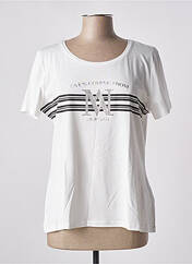 T-shirt blanc MORGAN pour femme seconde vue