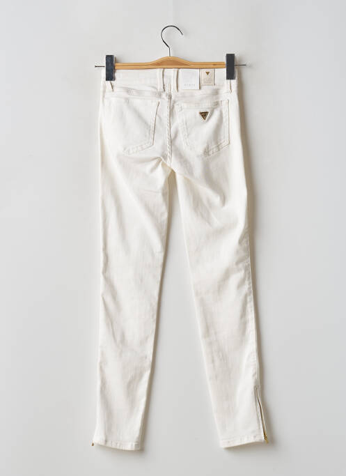 Jeans skinny blanc GUESS pour femme
