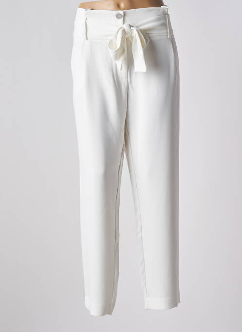 Pantalon droit blanc IKKS pour femme