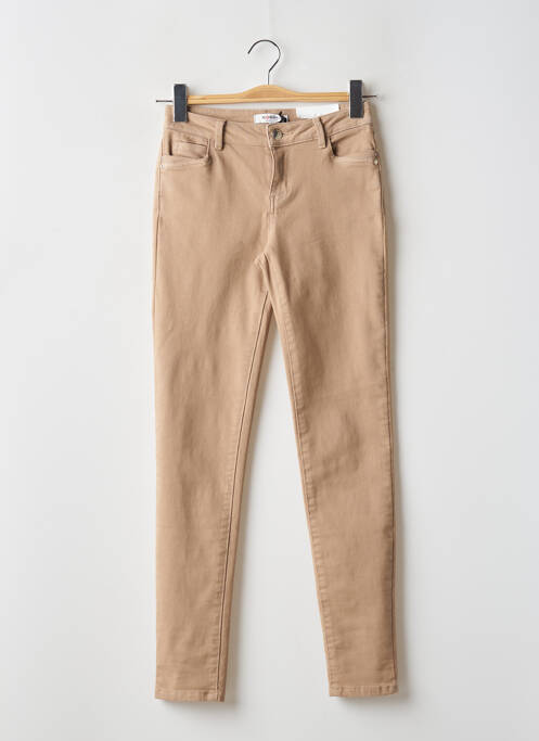 Pantalon slim beige MORGAN pour femme