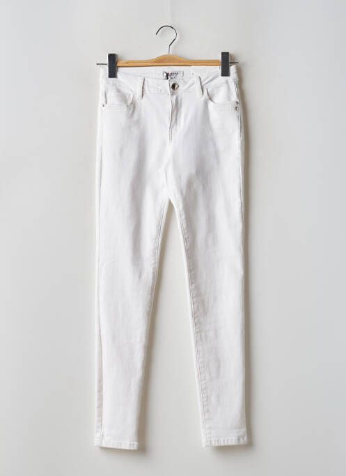 Pantalon slim blanc MORGAN pour femme