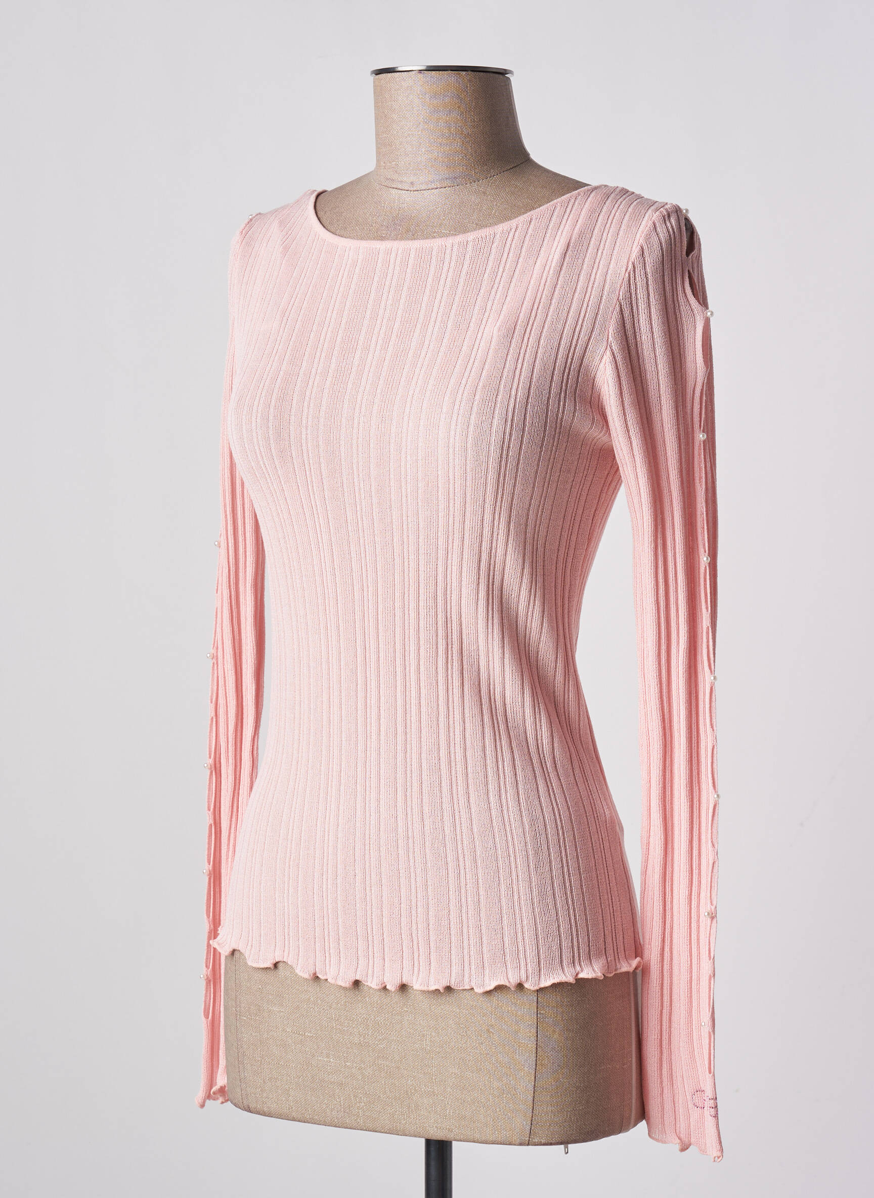 Pull Femme Top Guess Femme Pull Coupe Cintrée Rose Guess Femme