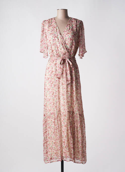 Robe longue rose GRACE & MILA pour femme