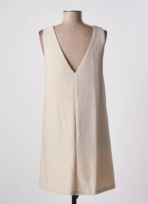 Robe mi-longue beige GRACE & MILA pour femme