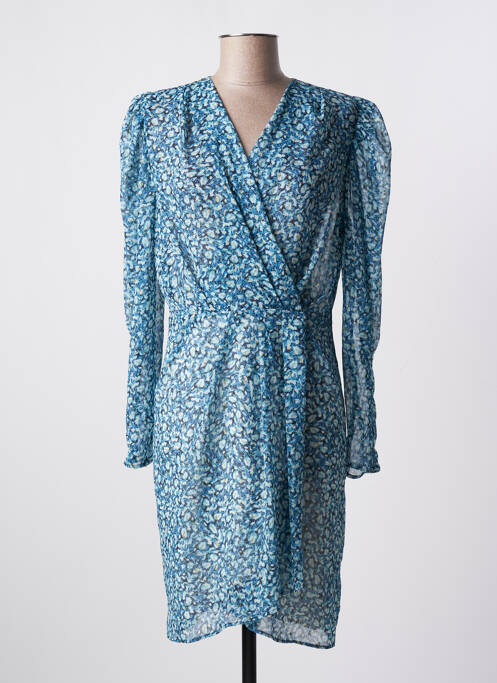 Robe mi-longue bleu MORGAN pour femme