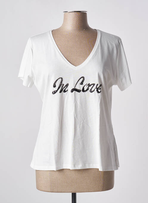 T-shirt blanc MORGAN pour femme