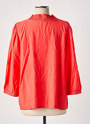 Blouse manches 3/4 manches 3/4 rouge KAFFE femme