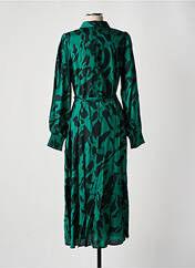 Robe longue vert KAFFE pour femme seconde vue