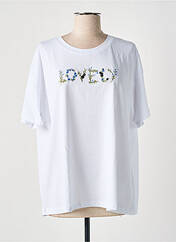T-shirt blanc KAFFE pour femme seconde vue