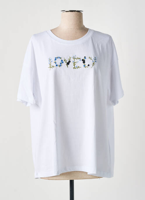 T-shirt blanc KAFFE pour femme