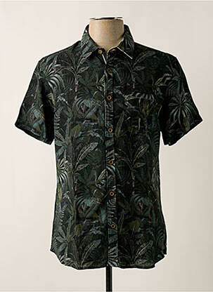 Chemise manches courtes poches vert TEDDY SMITH homme