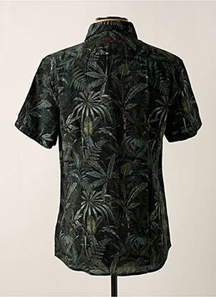 Chemise manches courtes imprimé tie and dye vert TEDDY SMITH homme