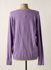 Gilet manches longues violet CREAM pour femme seconde vue