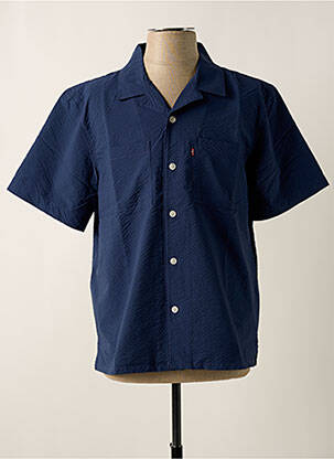 Chemise manches courtes bleu LEVIS pour homme