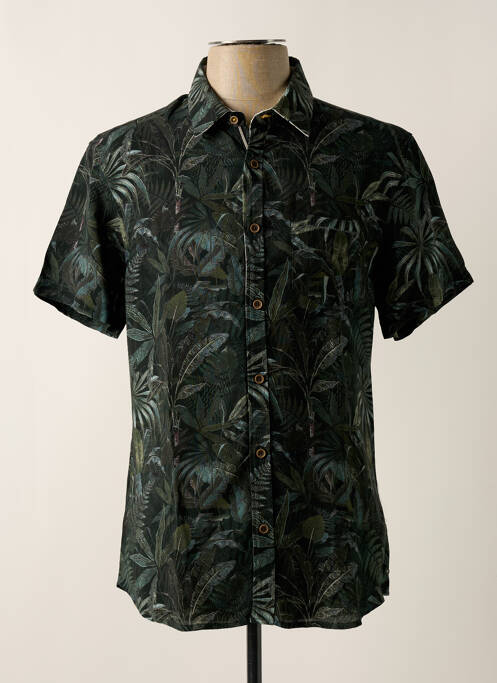 Chemise manches courtes poches vert TEDDY SMITH homme