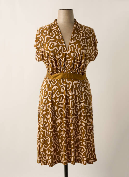 Robe mi-longue marron SURKANA pour femme