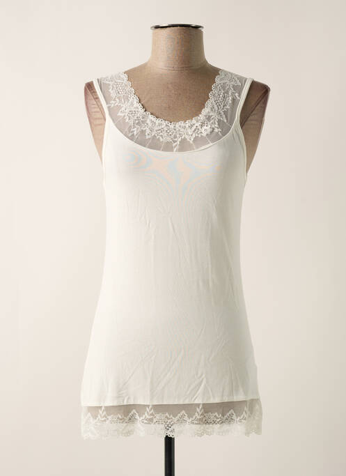 Top blanc CREAM pour femme