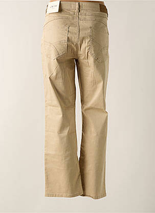 Pantalon droit stretch taille normale beige CREAM femme