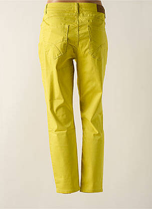 Pantalon 7/8 taille haute taille haute jaune CREAM femme