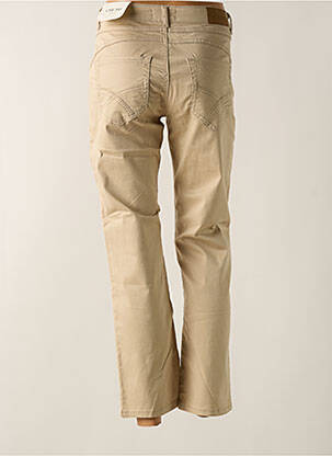 Pantalon droit stretch taille normale beige CREAM femme