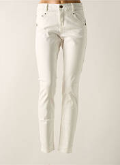Jeans coupe slim blanc CREAM pour femme seconde vue