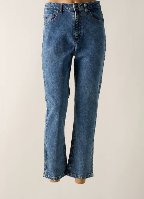 Jeans coupe droite bleu KAFFE pour femme