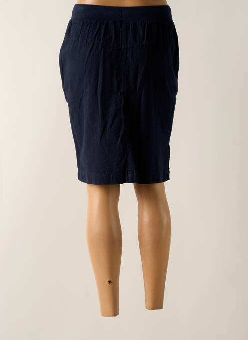 Jupe mi-longue bleu KAFFE pour femme