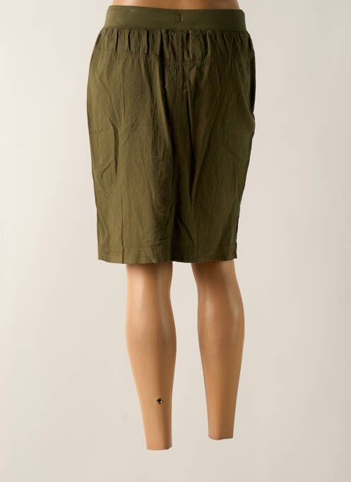 Jupe mi-longue vert KAFFE pour femme