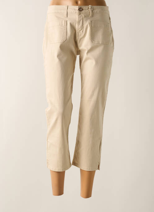 Pantacourt beige CREAM pour femme
