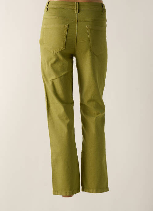 Pantalon 7/8 vert KAFFE pour femme