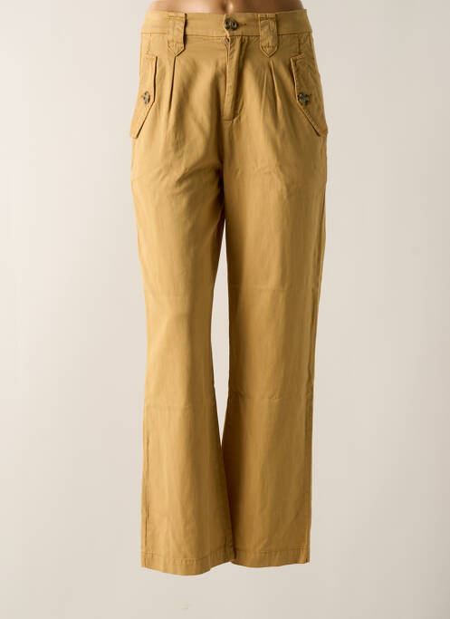Pantalon droit beige GARCIA pour femme